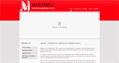 Desktop Screenshot of multibelt.co.uk