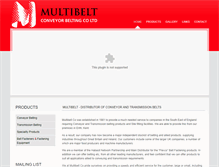 Tablet Screenshot of multibelt.co.uk